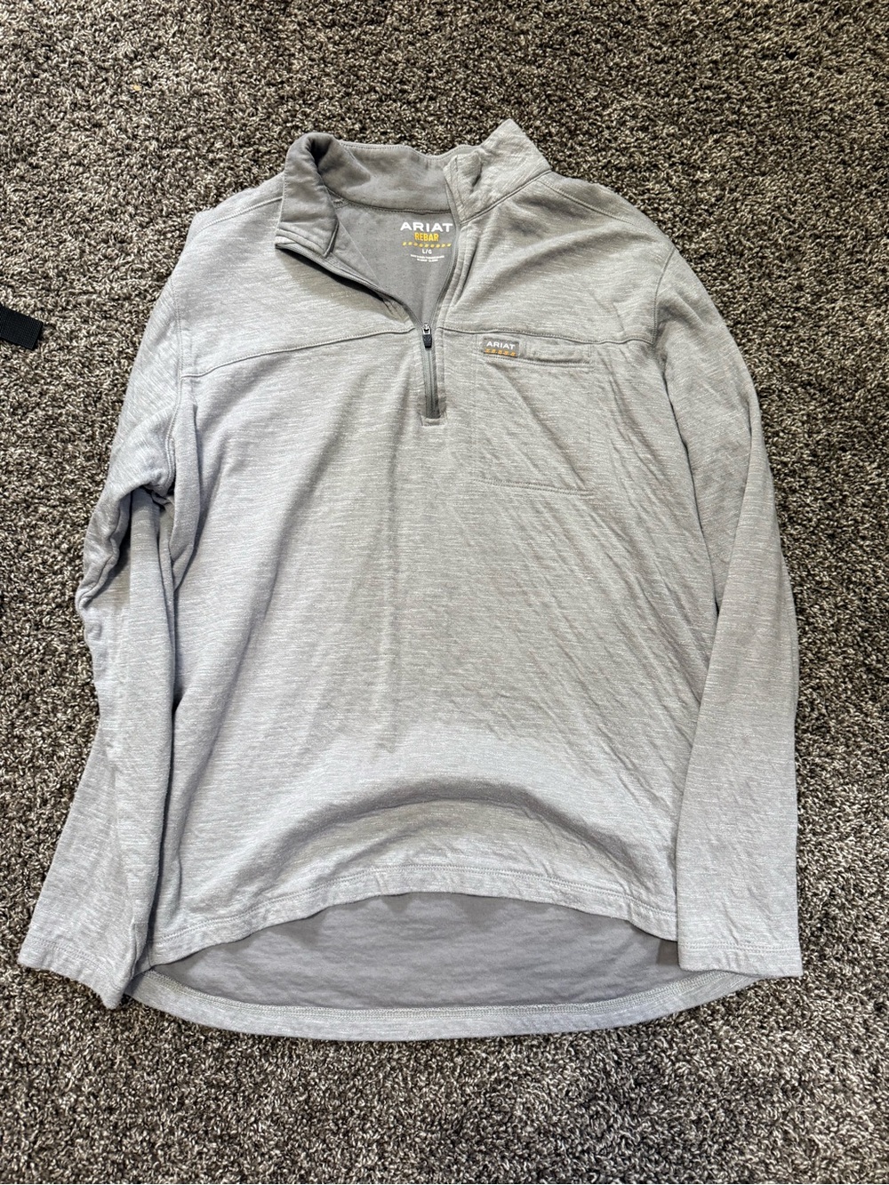 Ariat Light Gray Women’s Quarter-Zip Pullover